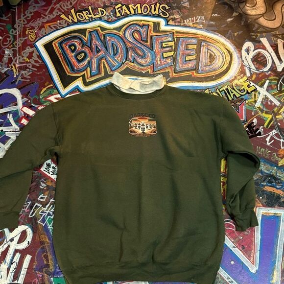 Vintage 90s Upcycled BadSeed Social Club Sweater - Made in Australia (Size M) - Picture 1 of 8